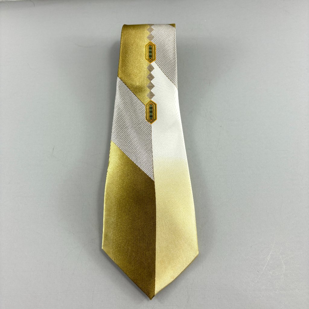No Brand Gold  Cream Mens Tie 4 X 60